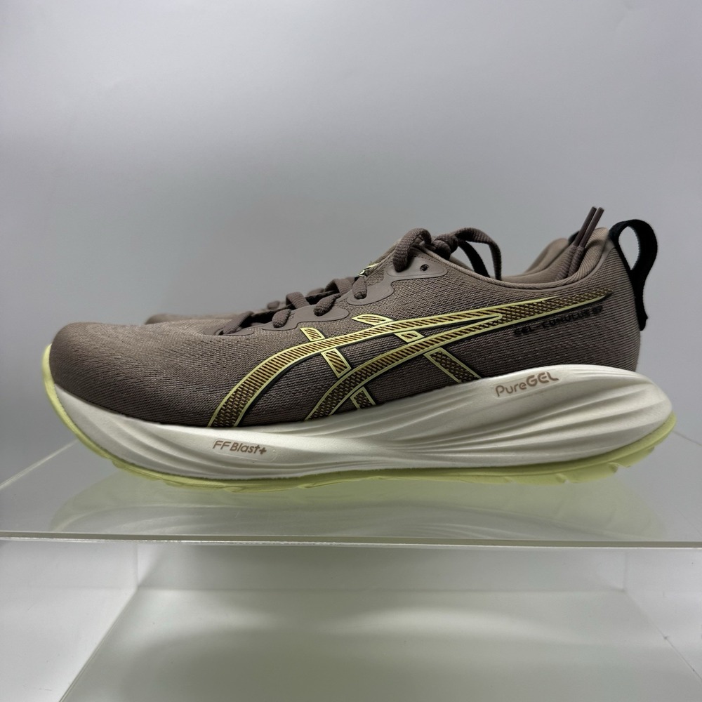 Brand New ASICS Gel Cumulus 27 Taupe Grey Black Shoe 1011B960-020 Men's Size 8.5